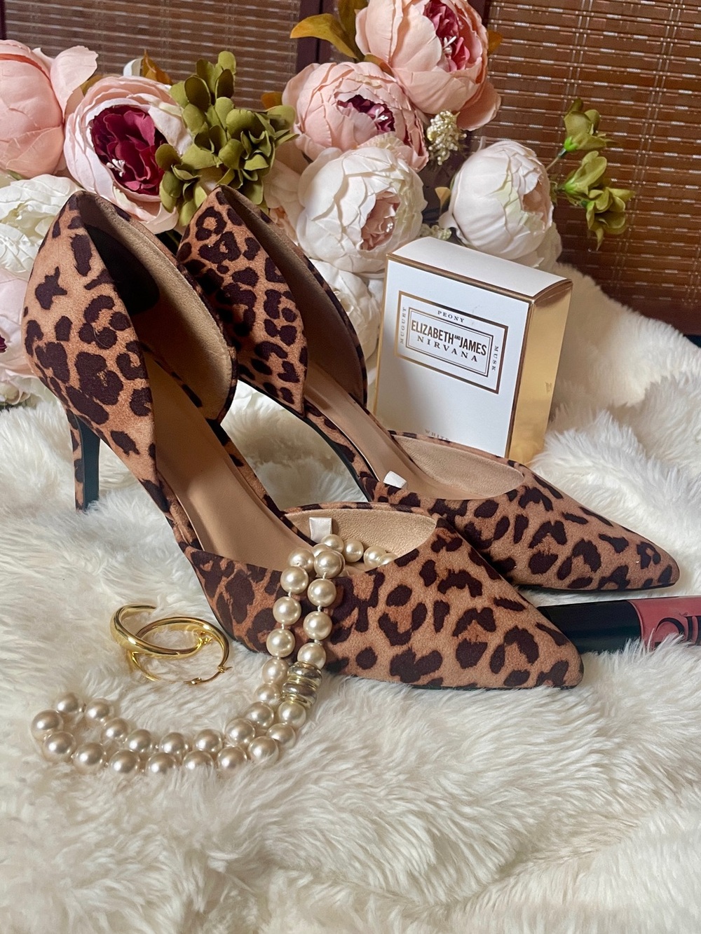 ♥️ A New Day Kitten heels Leopard Print Pointed-Toe D'Orsay. Bombshell by day.